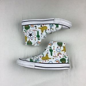 Converse Kids Sneakers - White with Multicolor Print